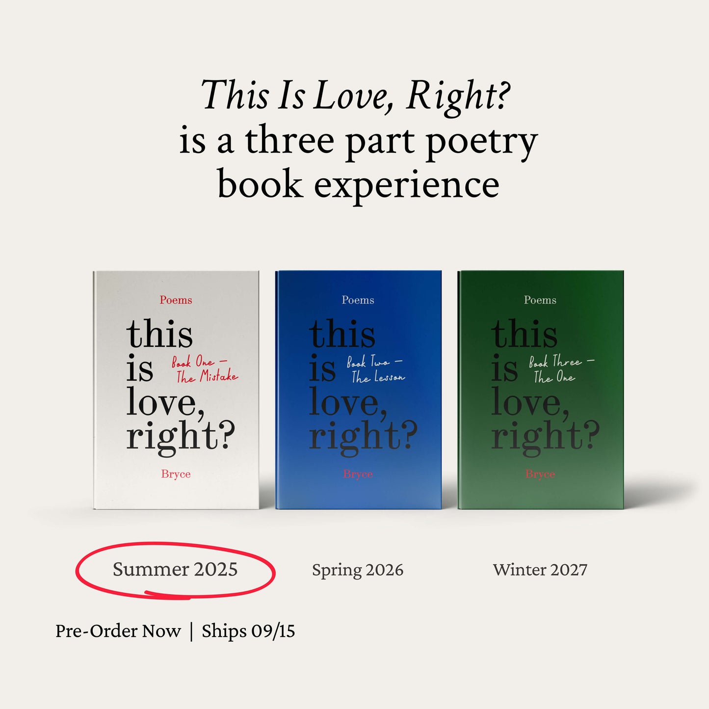 This Is Love, Right? Book 1 - The Mistake (Pre-Order)