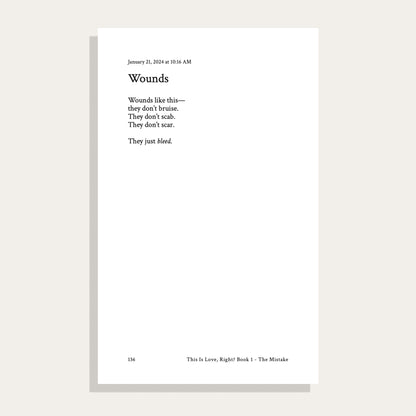 This Is Love, Right? Book 1 - The Mistake (Pre-Order)