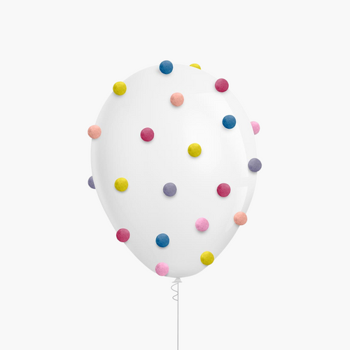 The “I’m A Little Polka Dot Queen” Balloon Bouquet