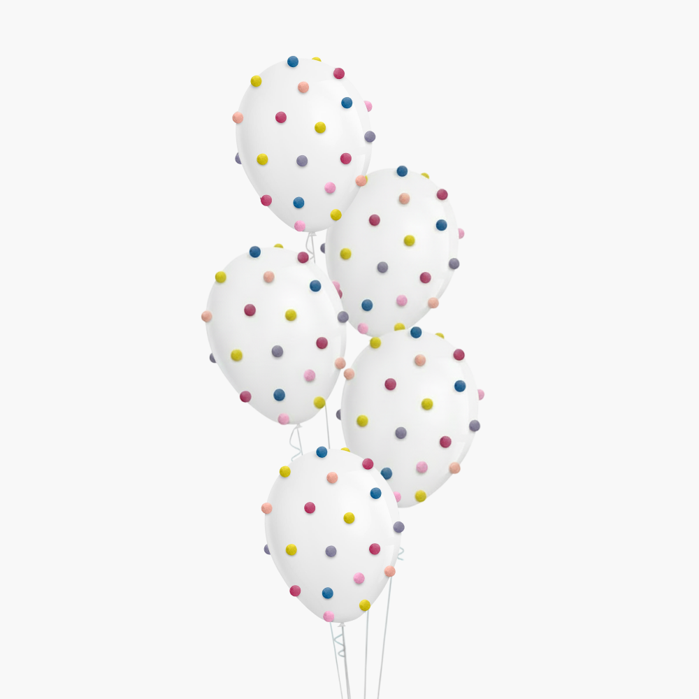 The “I’m A Little Polka Dot Queen” Balloon Bouquet